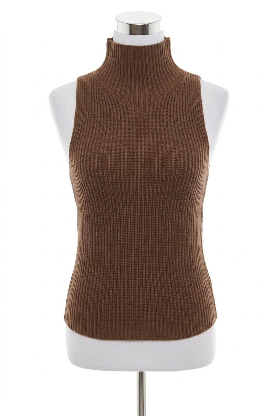 NEW NILI LOTAN sonia sweater in brown